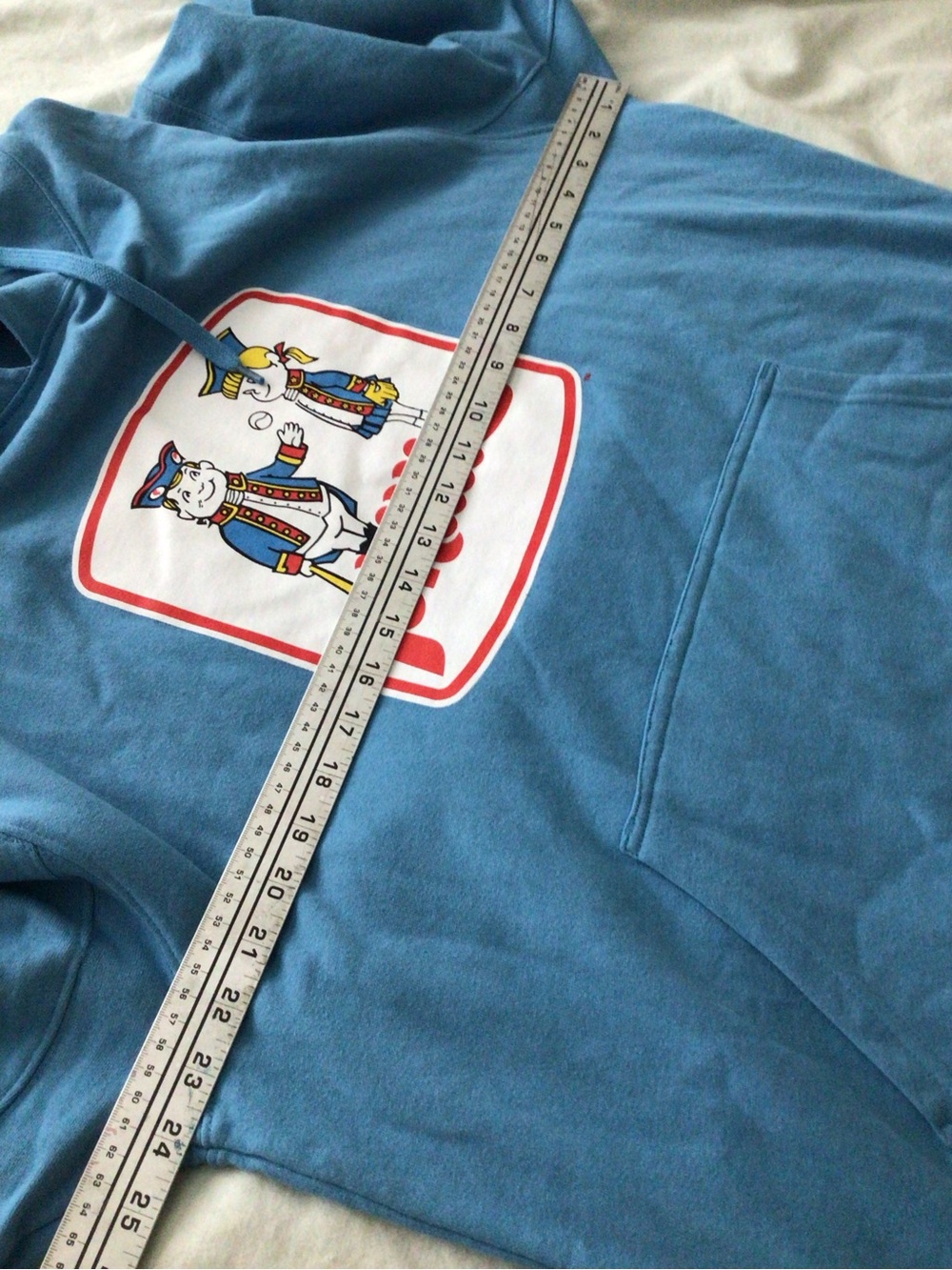 Philadelphia Phillies Phil & Phillis Powder Blue Hoodie by Stitches - L - Picture 6 of 9